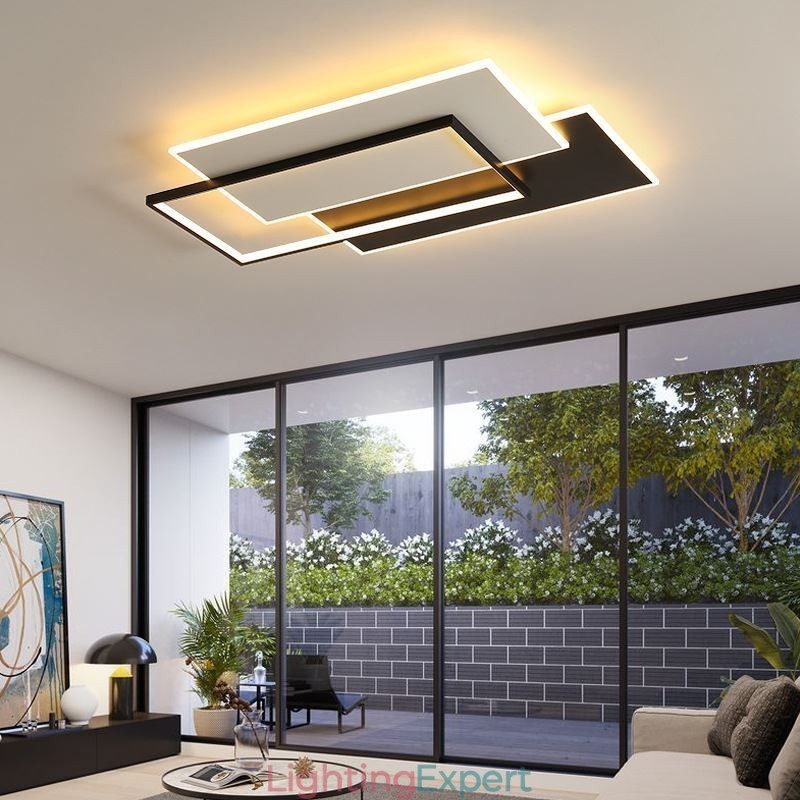 Flush Mount Minimalist Square Acrylic Ceiling Light