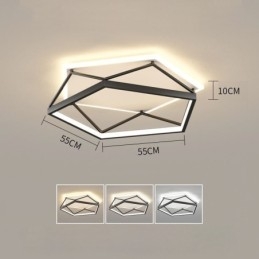 Flush Mount Hollow Three dimensional Ceiling Light 55cm