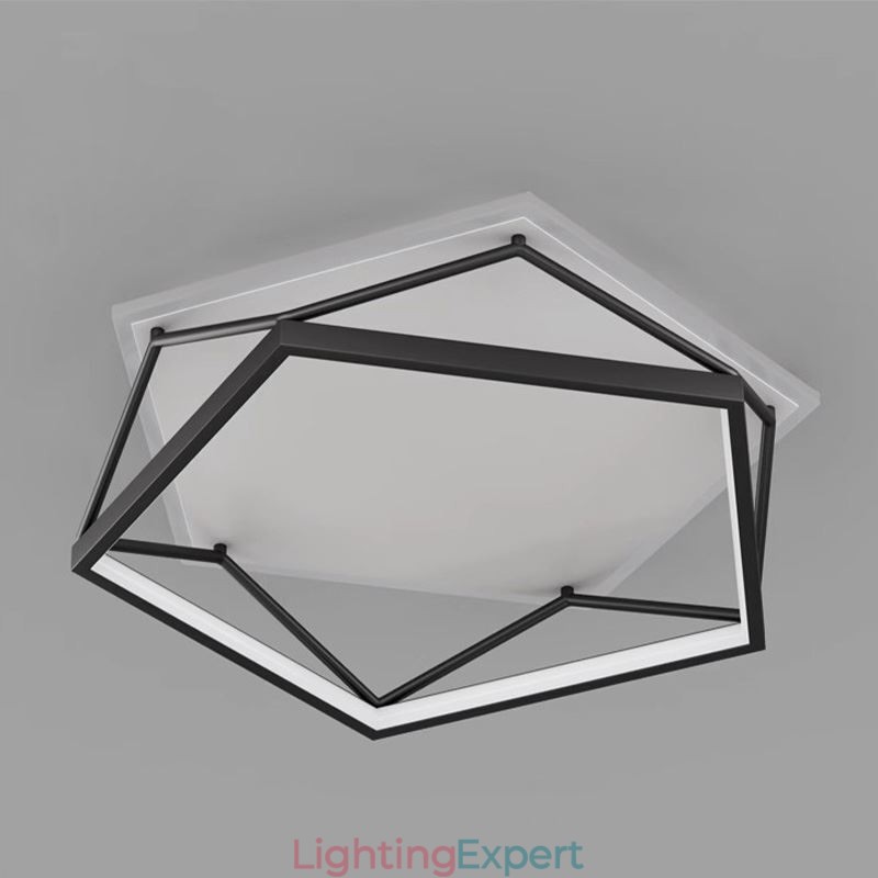 Flush Mount Hollow Three dimensional Ceiling Light 55cm