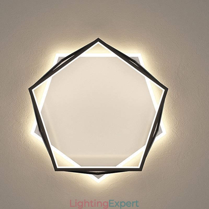 Flush Mount Hollow Three dimensional Ceiling Light 55cm