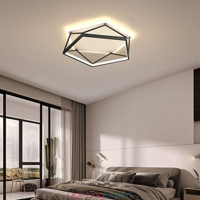 Flush Mount Hollow Three dimensional Ceiling Light 55cm