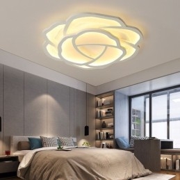 Flush Mount Modern Simple Rose Acrylic Ceiling Light 52cm