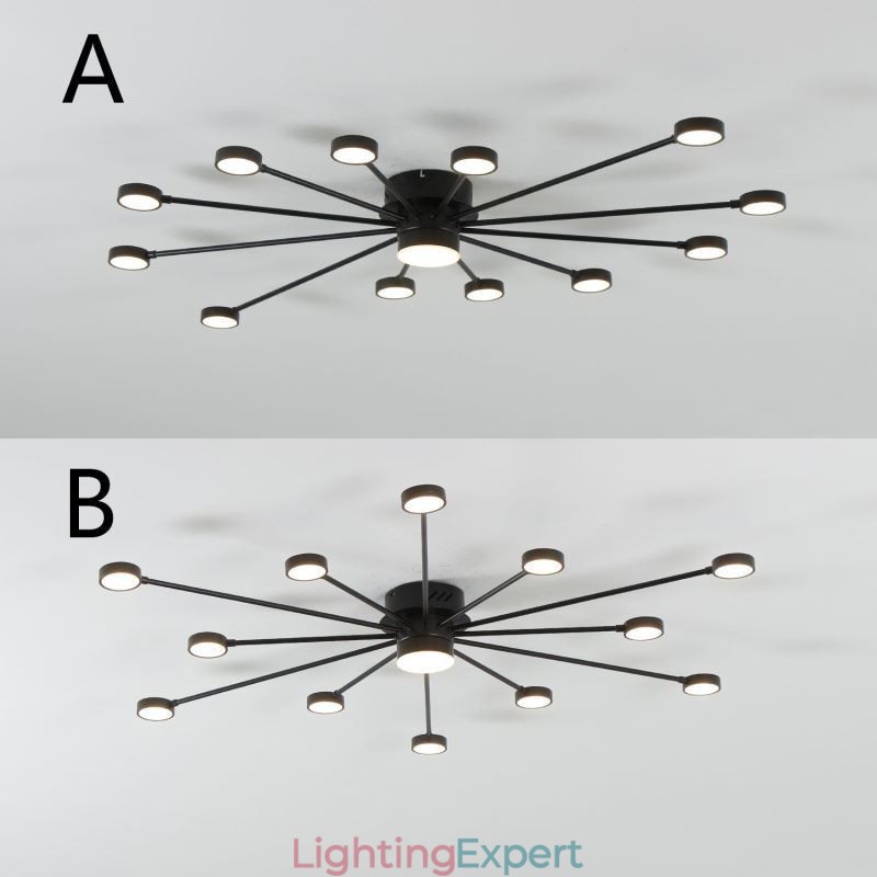 Flush Mount Modern Minimalist Ceiling Light Acrylic Lightshade