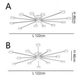 Flush Mount Modern Minimalist Ceiling Light Acrylic Lightshade