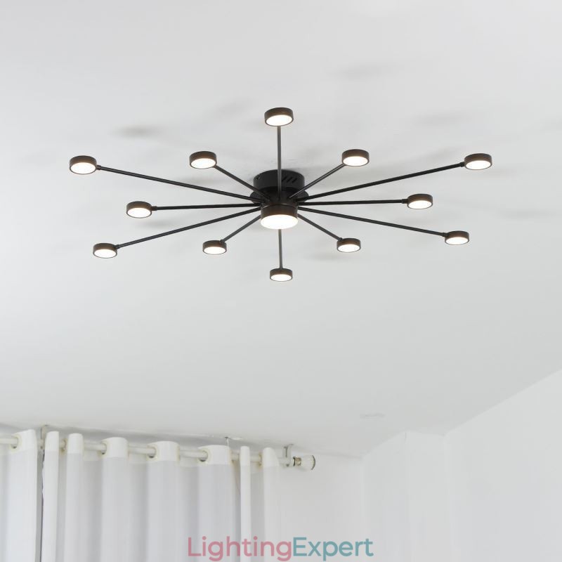 Flush Mount Modern Minimalist Ceiling Light Acrylic Lightshade