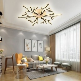 Flush Mount Acrylic Branch Ceiling Light