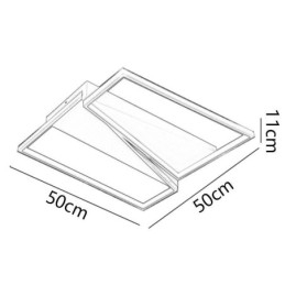 Flush Mount Minimalist Mosaic Trapezium Ceiling Light