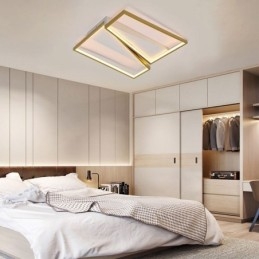 Flush Mount Minimalist Mosaic Trapezium Ceiling Light