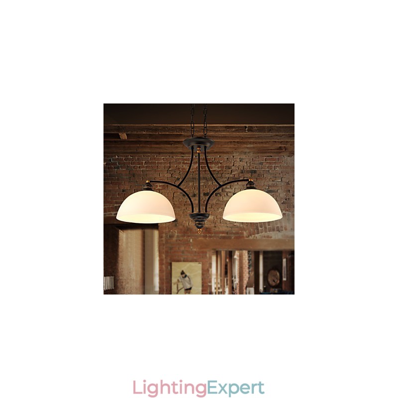 Retro Minimalist Ceiling Lamps European Style Glass Ceiling Lamps Lamp