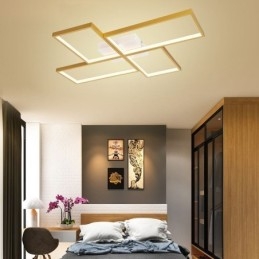 Flush Mount Mosaic Geometric Square Ceiling Light Fixture