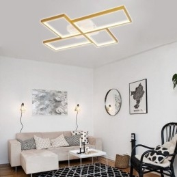 Flush Mount Mosaic Geometric Square Ceiling Light Fixture