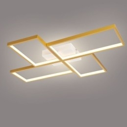 Flush Mount Mosaic Geometric Square Ceiling Light Fixture