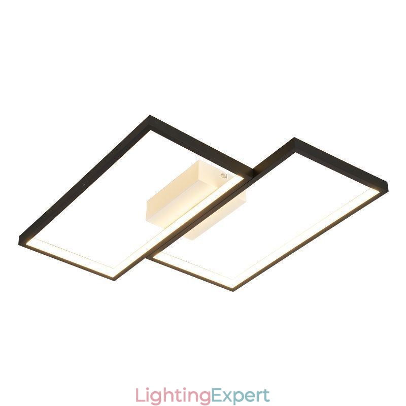 Flush Mount Mosaic Geometric Square Ceiling Lamp