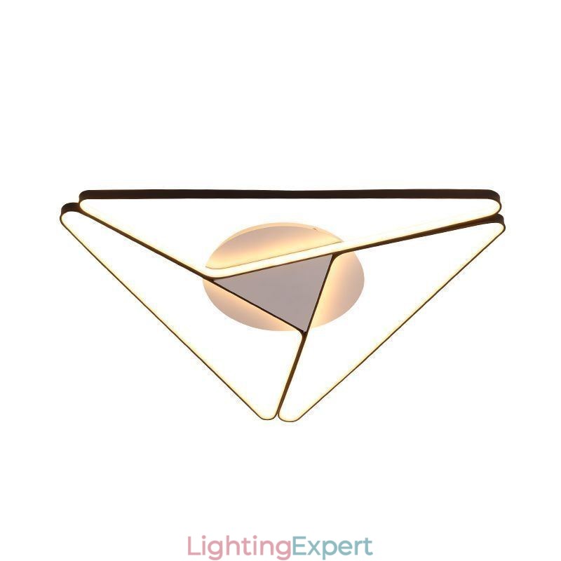 Flush Mount Minimalist Triangle Ceiling Light
