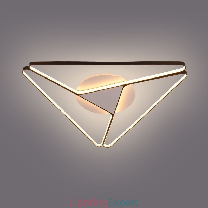Flush Mount Minimalist Triangle Ceiling Light
