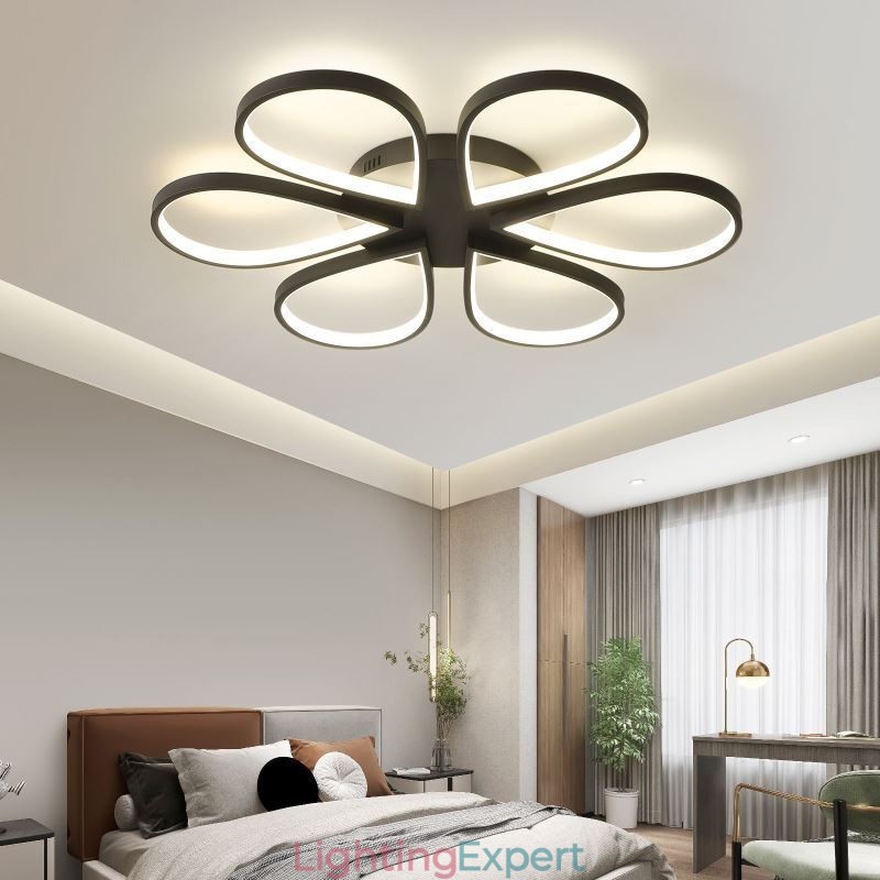 Flush Mount Minimalist Clover Ceiling Light