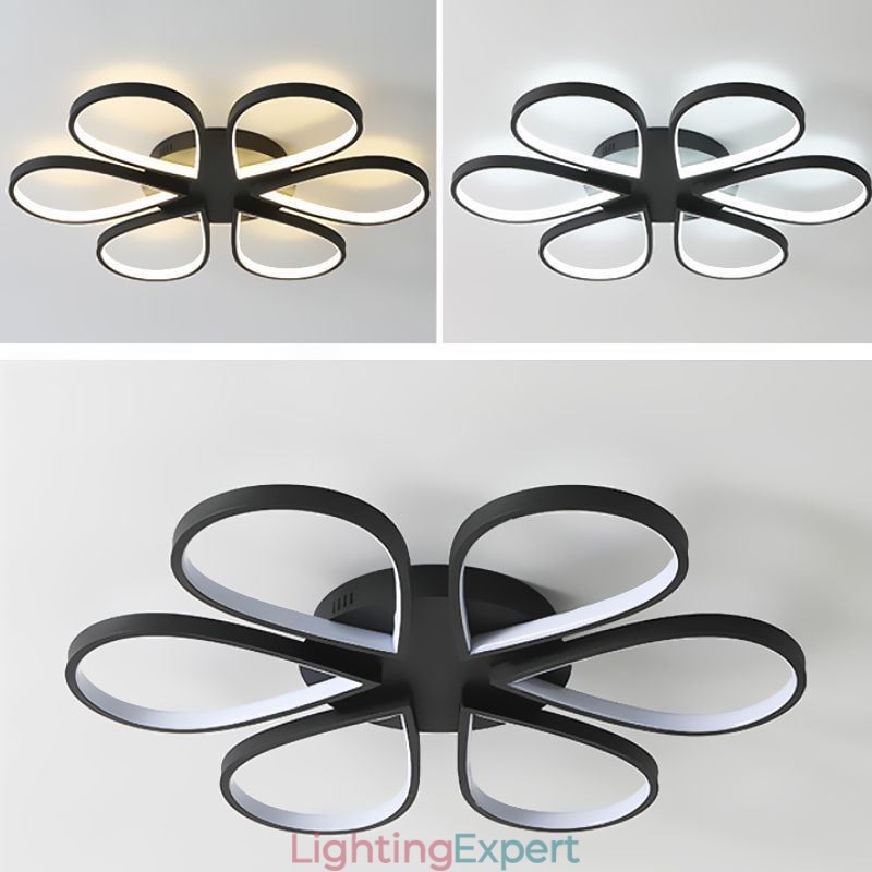 Flush Mount Minimalist Clover Ceiling Light