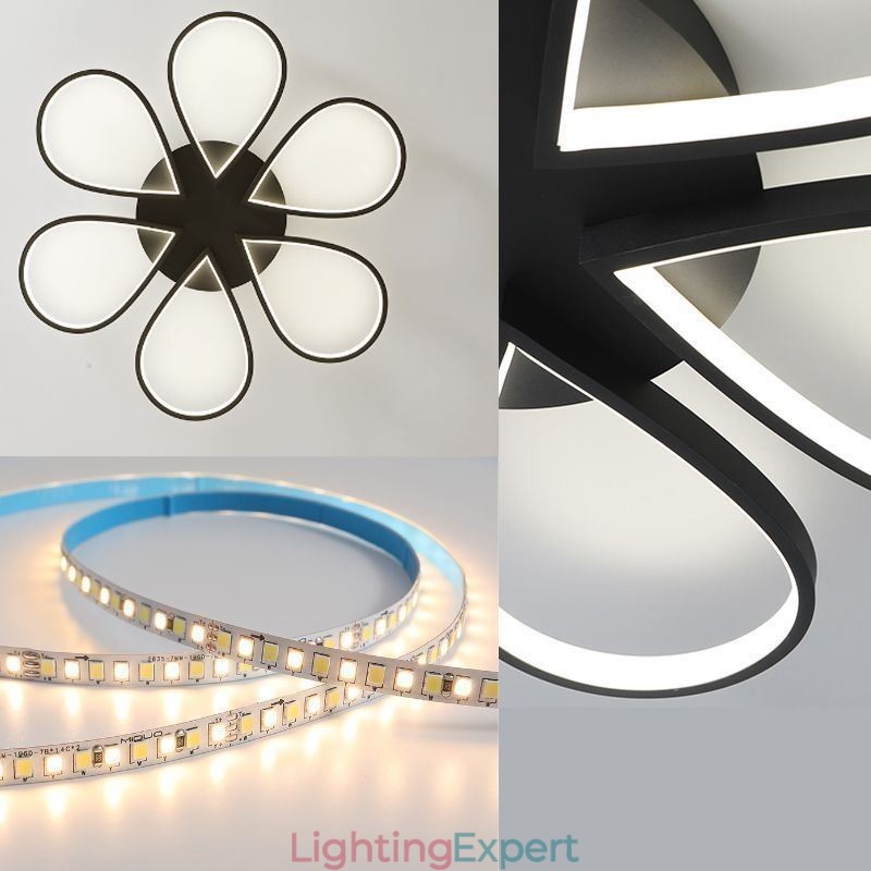 Flush Mount Minimalist Clover Ceiling Light
