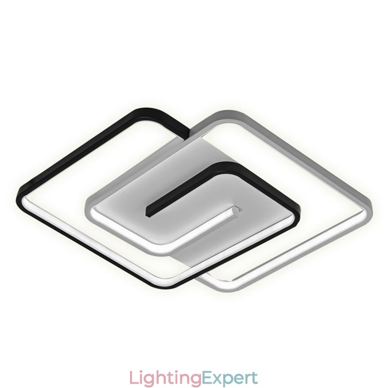 Flush Mount Acrylic Wrap Square Ceiling Light