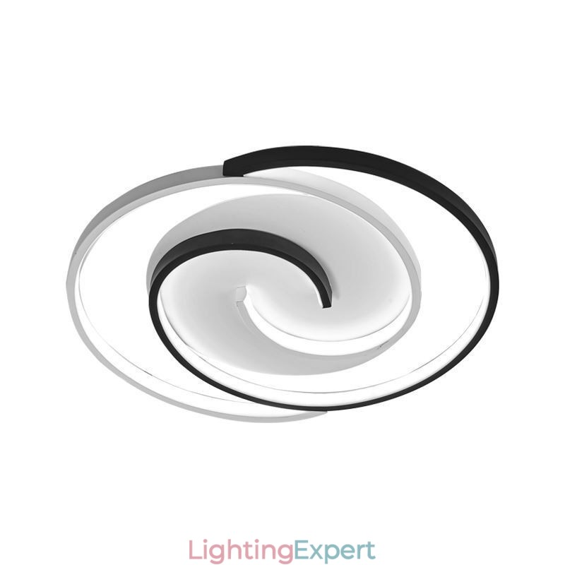 Flush Mount Acrylic Wrap Round Ceiling Light