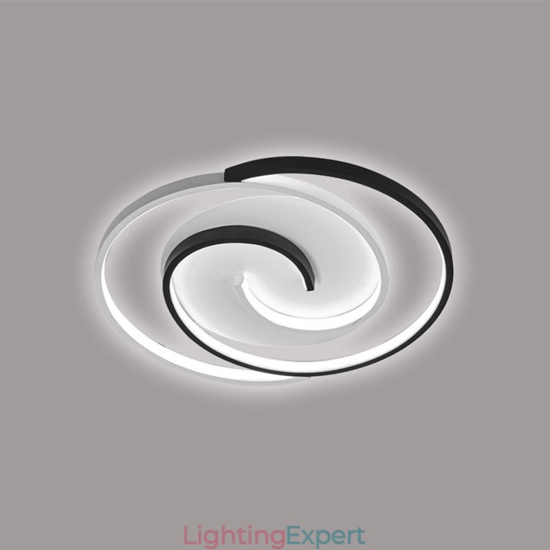 Flush Mount Acrylic Wrap Round Ceiling Light