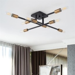 Country Retro Flush Mount American Industrial Style Decorative Ceiling Light