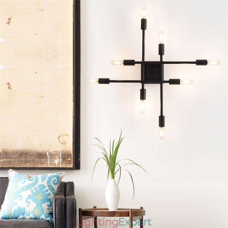 Country Retro Flush Mount American Industrial Style Decorative Ceiling Light