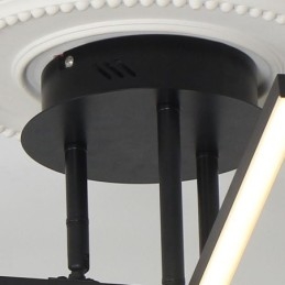 Modern Simple Flush Mount Aluminum Art Strip Ceiling Light