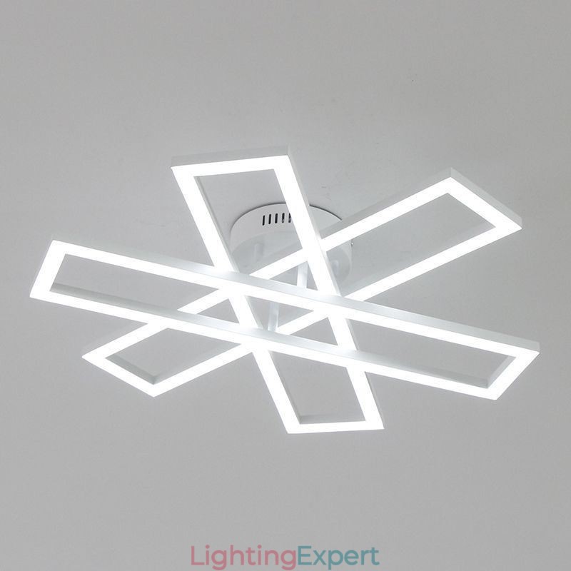 Minimalist Flush Mount Aluminum Art Windmill Ceiling Light