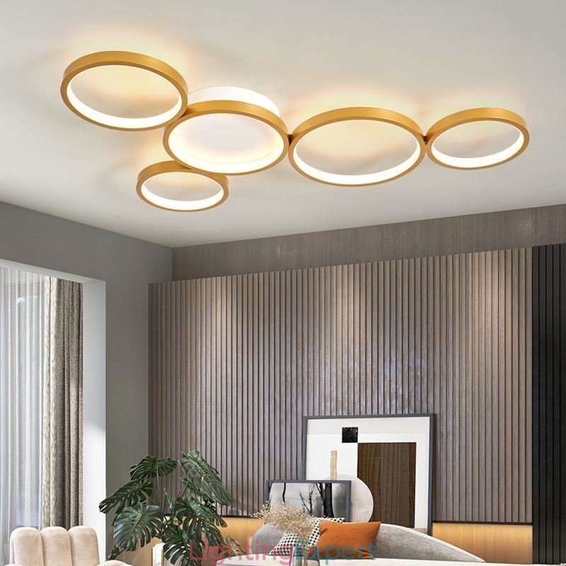 Modern Flush Mount Aluminum Art Ceiling Light