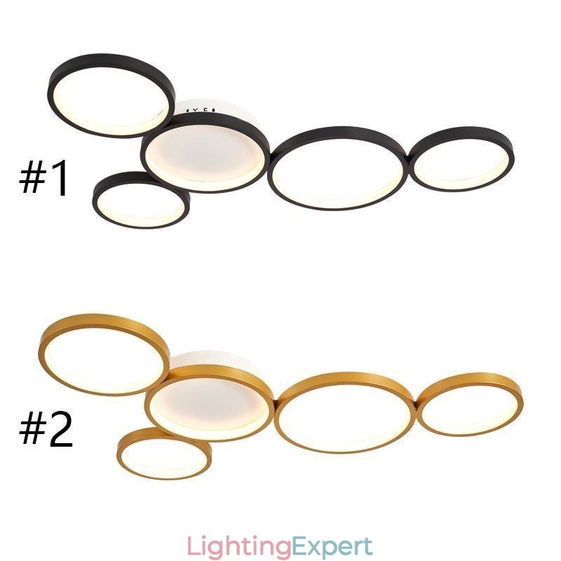 Modern Flush Mount Aluminum Art Ceiling Light