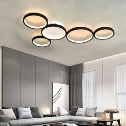 Modern Flush Mount Aluminum Art Ceiling Light