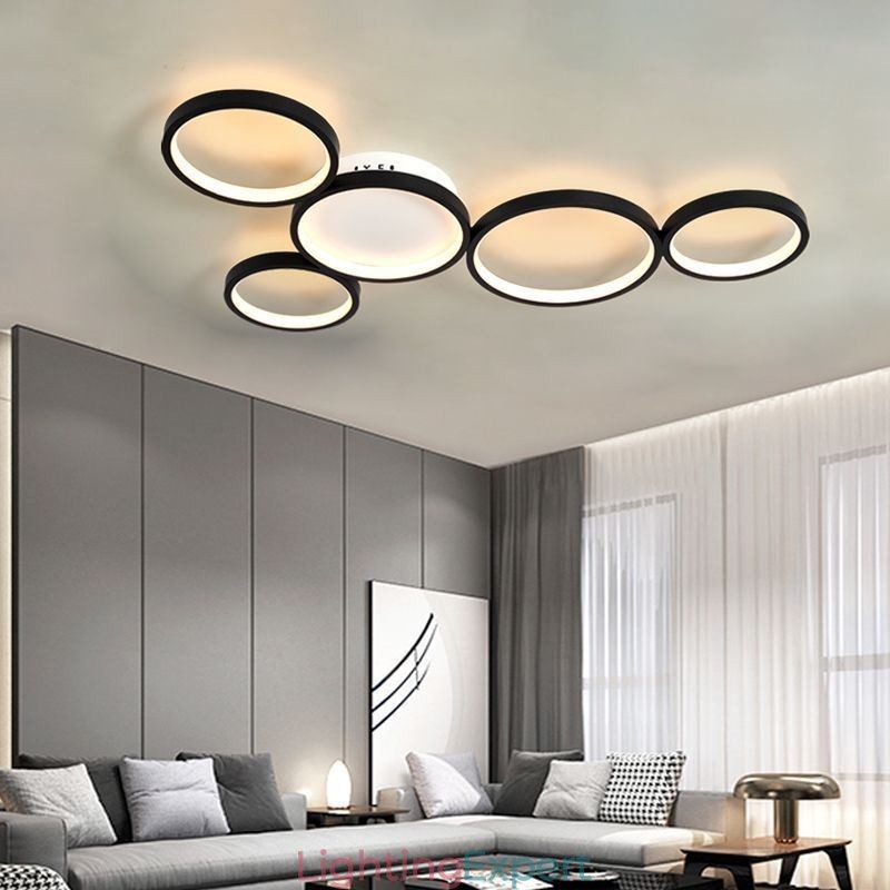 Modern Flush Mount Aluminum Art Ceiling Light