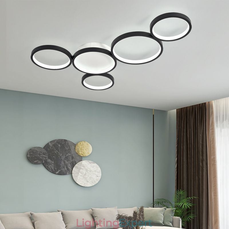 Modern Flush Mount Aluminum Art Ceiling Light