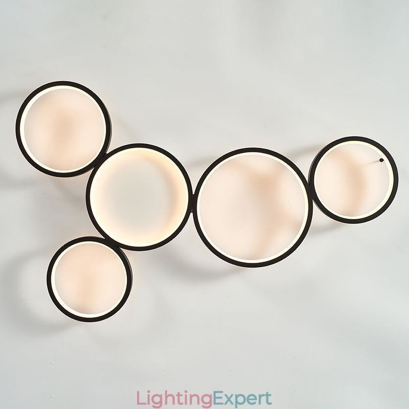 Modern Flush Mount Aluminum Art Ceiling Light