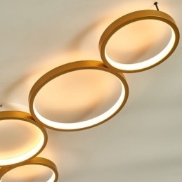 Modern Flush Mount Aluminum Art Ceiling Light