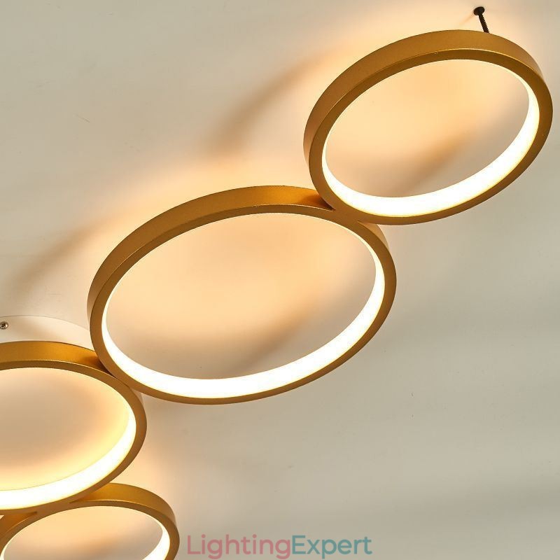 Modern Flush Mount Aluminum Art Ceiling Light