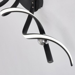 Modern Flush Mount Aluminum Art Spiral Ceiling Lamp Light