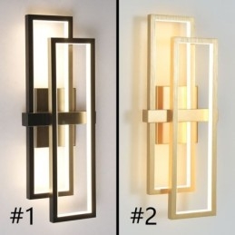 Minimalist Flush Mount Aluminum Art Geometric Square Ceiling Light