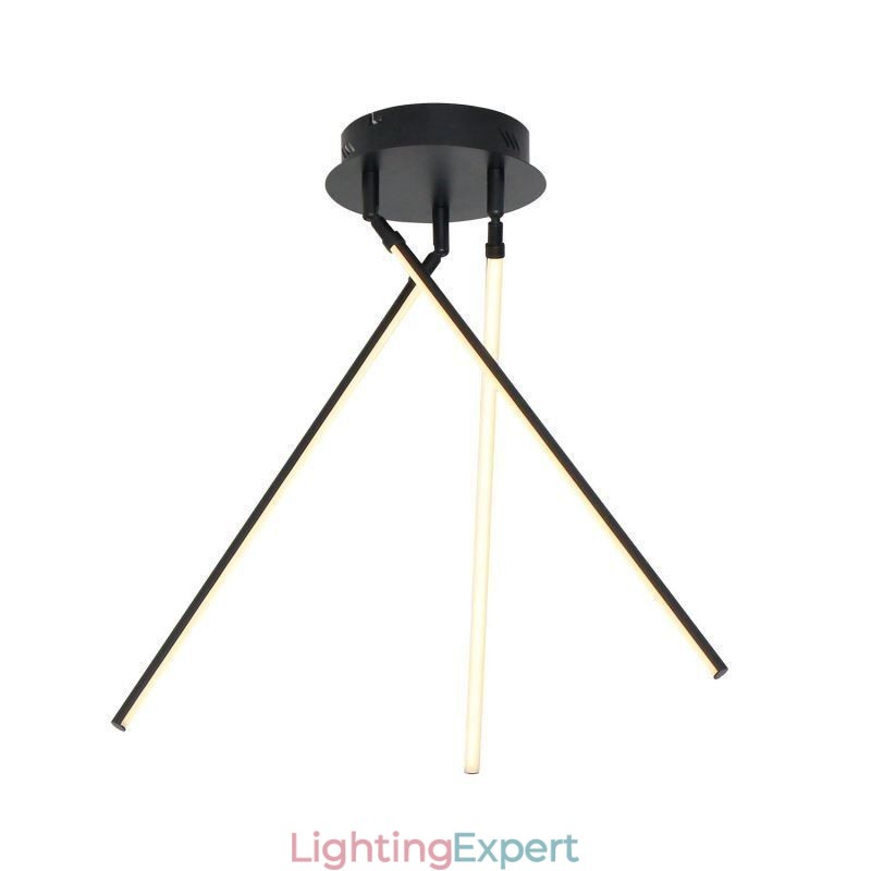Creative Flush Mount Aluminum Art Windmill Ceiling Lamp