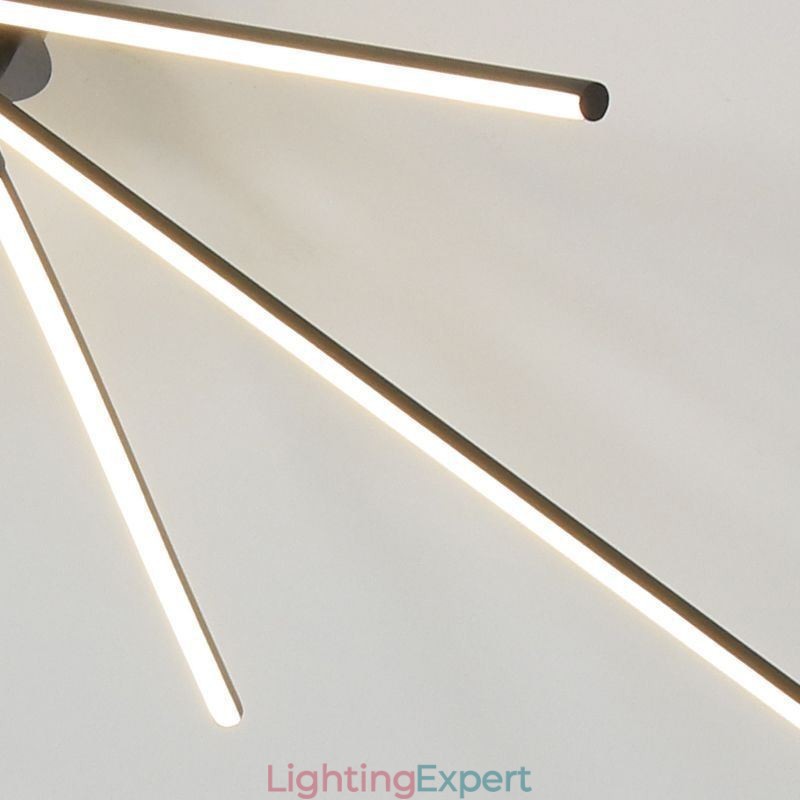 Creative Flush Mount Aluminum Art Windmill Ceiling Lamp
