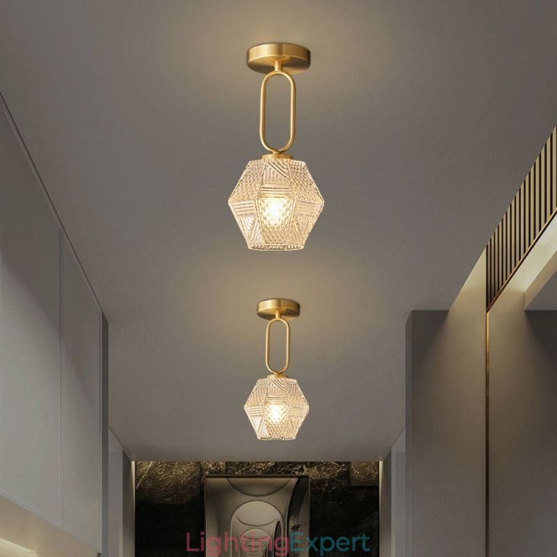 Modern Flush Mount Glass Home Lighting Creative Ceiling Light
