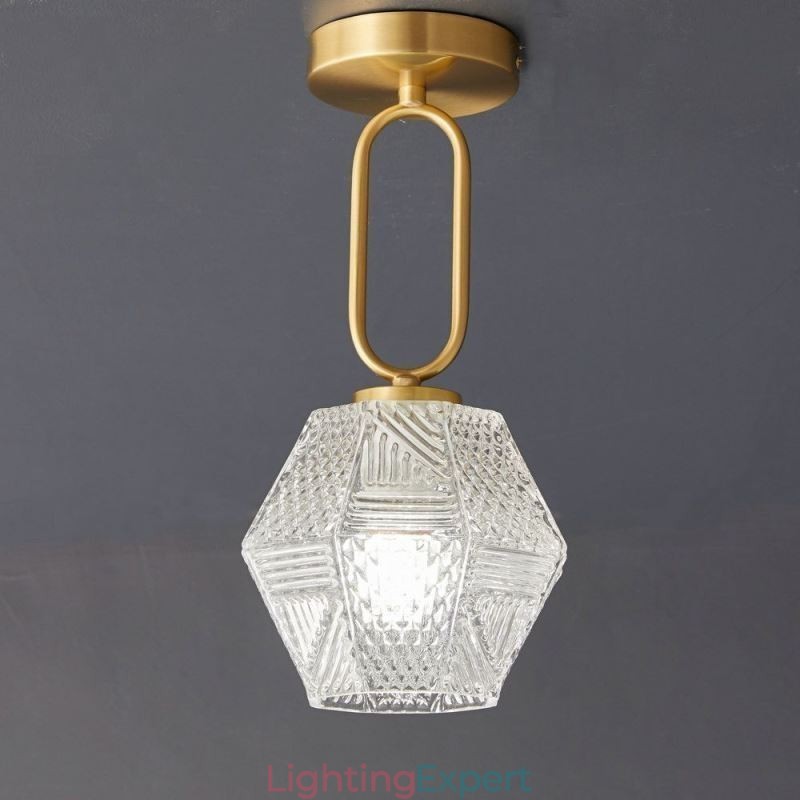 Modern Flush Mount Glass Home Lighting Creative Ceiling Light