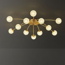 Modern Flush Mount Golden Ceiling Light Decorative Light Fixture