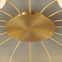 Modern Flush Mount Golden Ceiling Light Decorative Light Fixture