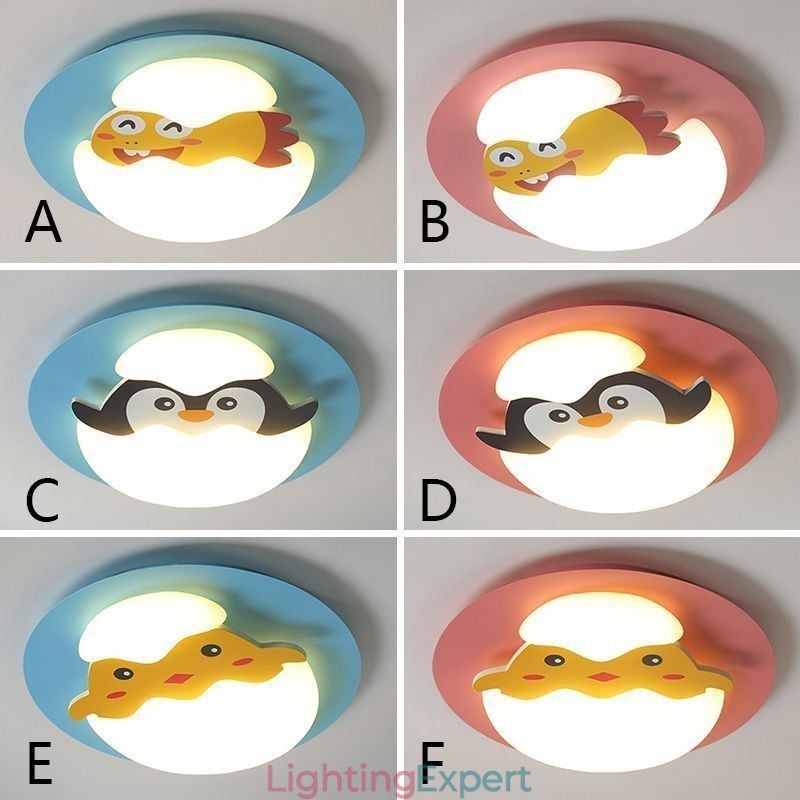 Cartoon Flush Mount Modern Decorative Ceiling Lamp