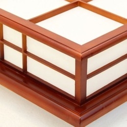 Retro Style Ceiling Light Wooden Flush Mount
