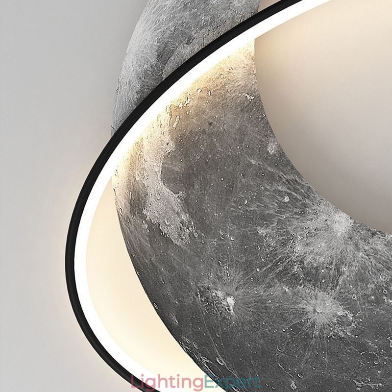 Ceiling Light Flush Mount Moon Ceiling Lamp