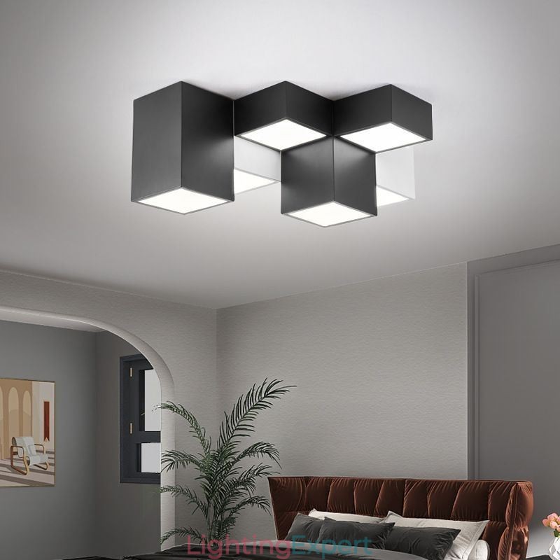 Modern Ceiling Light Rubik's Cube Ceiling Lighting