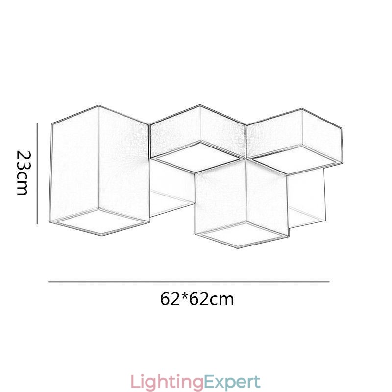 Modern Ceiling Light Rubik's Cube Ceiling Lighting
